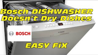 ✨ Bosch Dishwasher Doesn’t Dry Dishes  FIXED ✨ [upl. by Aivle912]