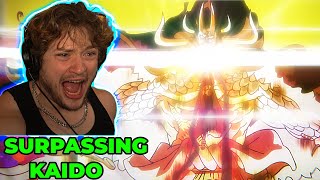 LUFFY USES ADVANCED CONQ HAKI VS KAIDO One Piece 1028 Reaction [upl. by Hodgson]