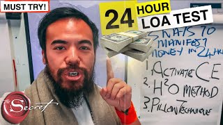 3 Ways to Manifest Money in 24 Hours or LESS  Law of Attraction TEST [upl. by Deden]