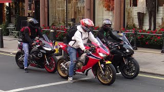 Superbikes in London November 2023  HarleyDavidsonsMotorbikes [upl. by Radnaskela]