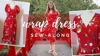 Wrap Dress SEWALONG  DIY Sewing Tutorial  Paige Handmade [upl. by Cathrin290]