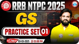 RRB NTPC GS Classes 2025  RRB NTPC GS Practice Set 01  GS for RRB NTPC  GS By Naveen Sir [upl. by Gigi]