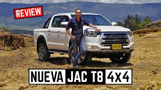 JAC T8 4x4 🔥 Una poderosa y eficiente pickup 🔥 Prueba  Reseña [upl. by Atinauq208]