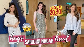 SAROJINI NAGAR HAUL  Latest Summer Collection [upl. by Zzabahs920]