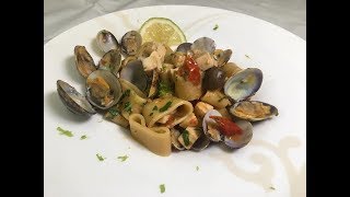 Paccheri con Pesce Spada e Vongole Veraci [upl. by Pazit573]