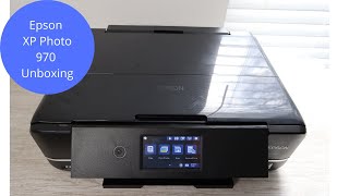 Epson XP 970 Unboxing Setup and Review [upl. by Alyad268]