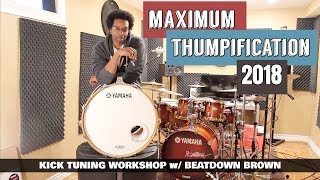 TUNE YOUR BASS DRUM QUICK amp EASY  Kick Tuning Workshop [upl. by Neelyaj]