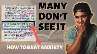 6 Things In Philippians 449 That Will Help You Beat Anxiety [upl. by Harak508]