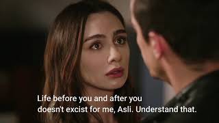 Siyah Beyaz Aşk 28 AsFer kiss part 2  English subs [upl. by Cheney]