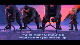 FROZEN  Frozen Heart  Official Disney 3D Movie Clip  Sing Along Words [upl. by Paik]