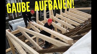 Dachdecker  Gaube Teil 12 Abrissarbeiten und Gaubenaufbau [upl. by Ellerud558]