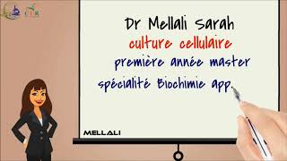 Dr Mellali S cours de culture cellulaire  about video [upl. by Bacchus771]