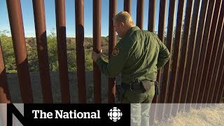 Patrolling the border wall with a US border agent [upl. by Lorou888]