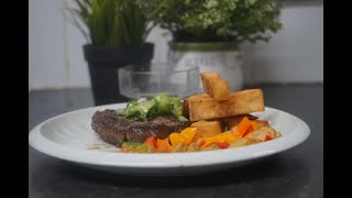 The Perfect Rump Steak shown in under 5 minutes [upl. by Ayotac838]