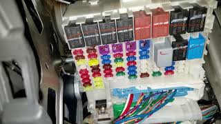 Honda Fit AC Fuses and Relays Cooling Fan Relays [upl. by Luigino]