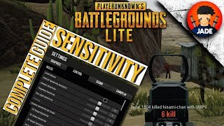 The Complete Guide to find the Perfect Sensitivity Settings in PUBG PC Lite [upl. by Raamaj]