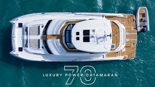 Aquila 70 Luxury Power Catamaran  A Yacht Built for Exploring Your World [upl. by Brittain]