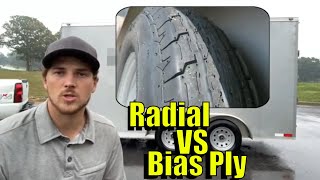 Radial vs Carlisle Bias Ply Trailer Tires [upl. by Sirred412]