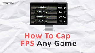 How To Limit FPS In Any Game  Easy [upl. by Eyks484]