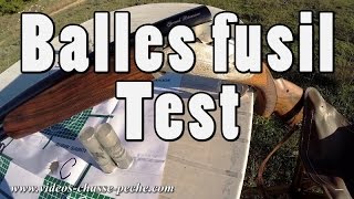 Balles fusil Brenneke test fusil becassier [upl. by Sarajane]