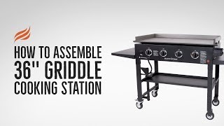 Blackstone 36quot Griddle Assembly [upl. by Ymac127]