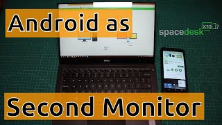 SpaceDesk  Free second monitor app [upl. by Burrton472]