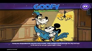 Goofy Sleepwalking Shenanigans Full Episode Game for Kids  Disney Mickey mouse  Disney HD ENGLISH [upl. by Lyndes]