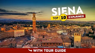 Things To Do In SIENA Italy  TOP 10 Save this list [upl. by Alvin]