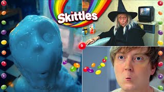 Top 10 Weirdly Funny Skittles Candy Commercials EVER [upl. by Brosine]