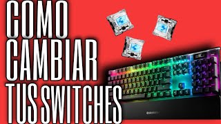 Como cambiar los switches de un teclado mecanico 2021 ¡súper fácil [upl. by Asiulana]