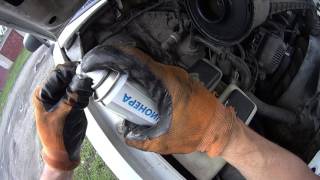 CLEANING AIR CONDITIONEER EVAPORATOR ON FORD [upl. by Ilyse]