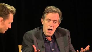 Hugh Laurie and Tom Hiddleston I Interview I TimesTalks [upl. by Mowbray]