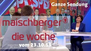 maischberger die woche – Ganze Sendung vom 231019 [upl. by Isma]