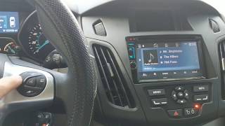 2012 2013 2014 Ford Focus Radio replacement retains Sync and factory functions [upl. by Nnyw]