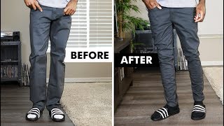 HOW TO SELFTAPER YOUR JEANS amp PANTS  I AM RIO P [upl. by Na]