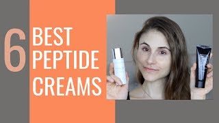 MY TOP 6 PEPTIDE CREAMS DRUGSTORE amp HIGH END DR DRAY [upl. by Enytsirhc]