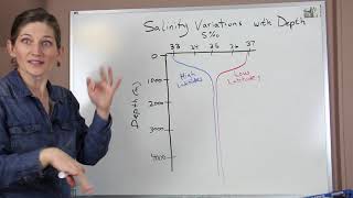 Salinity Variations with Depth [upl. by Eliott]