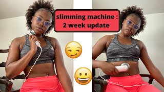 Ultrasonic Fat Cavitation Machine 2 WEEK UPDATE   weekly body update [upl. by Nahtnamas]