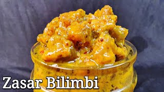 Zasar Bilimbi Mauricien  Bilimbi Achar Recipe Pickle [upl. by Blayze]