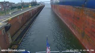 Kiel Canal Baltic Sea Lock MV Dirona Channel [upl. by Daffi864]