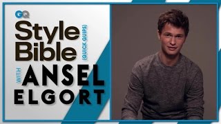 Actor Ansel Elgort on His Greatest Style Influence – Style Bible  Style  GQ [upl. by Leodora]