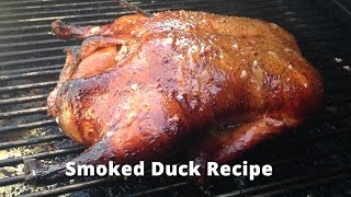 Smoked Duck Recipe  How To Smoke A Whole Duck Malcom Reed HowToBBQRight [upl. by Mahtal]