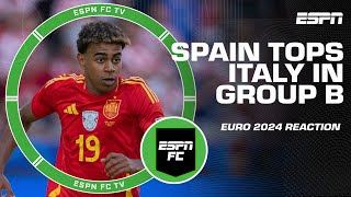 SpainItaly Reaction ‘Absolutely brilliant’ play from Spain – Burley  ESPN FC [upl. by Danete878]