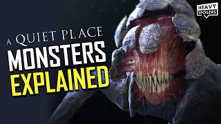 A QUIET PLACE Part 2 Monsters Explained Alien Origins Theories And The Detail Everyone Missed [upl. by Darsey]