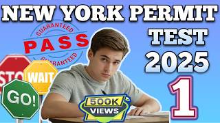 DMV Practice Test NY 2025  Practice Permit Test NY  Part 01 [upl. by Nayra]