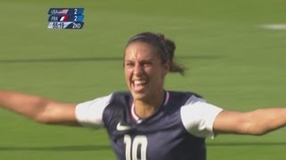 USA 42 France  Womens Football Group G  London 2012 Olympics [upl. by Verda216]