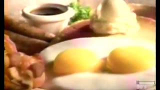 Dennys 199 Breakfast Commercial 1996 [upl. by Yarehs]