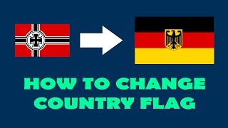 HOI4 Modding ChangingCreating Country Flag [upl. by Maisey499]