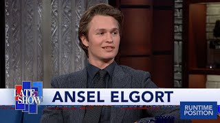 Ansel Elgort Loves His Names Anagram Legal Stoner [upl. by Goddart]