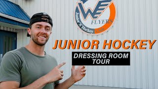 Junior quotAquot Hockey Dressing Room Tour Canada [upl. by Ines137]